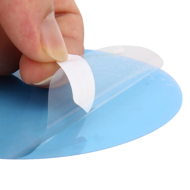 Car Round PET Rearview Mirror Protective Window Clear Anti-fog Waterproof Rain Shield Film, Diameter: 10cm, 10*10cm