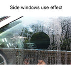 Car Round PET Rearview Mirror Protective Window Clear Anti-fog Waterproof Rain Shield Film, Diameter: 10cm, 10*10cm