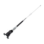 PS-512 Universal Car Decoration Extensile Aerial Glass-mount Cellular Antenna, Length: 60cm Black silver