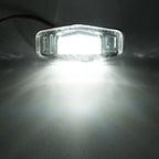 2 PCS DC 12V 2W 120LM 6000K LED License Plate Light 18-SMD Bulbs Lamps for Honda Civic VII4/5D 01-05, VIII 06-17, City 4D 03-09, Lengend 99-04, For Honda Civic