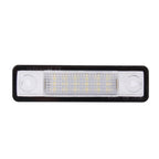 2 PCS DC 12V 2W 120LM 6000K LED License Plate Light 18-SMD Bulbs Lamps for Astra F 91-98, G Estate(F69) 98-05, Opel Corsa B 93-00, Omega A 86-94, For Astra/Opel Corsa