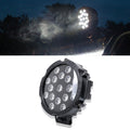 2 PCS 51W 3500LM 6500K White Light  17 LED Waterproof Car Boat Marine Work Lights Spotlight LED Bulbs, 30 Degrees Adjustable, DC 10-30V, 51W, Spot Light+51W