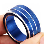3 PCS Car Aluminum Alloy Air Conditioner Knob Case for Honda Tenth Generation Accord, For Honda Tenth Generation Accord(Blue), For Honda Tenth Generation Accord(Red)