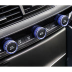 3 PCS Car Aluminum Alloy Air Conditioner Knob Case for Honda Tenth Generation Accord, For Honda Tenth Generation Accord(Blue), For Honda Tenth Generation Accord(Red)