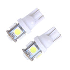 10PCS T10 3W 5500K SMD 5050 5 LED Car Clearance Lights Lamp, DC 12V, 5630-5smd LED