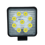 6.7W White Light Square-Shaped Waterproof Car Boat Marine Work Lights Spotlight LED Bulbs, DC 9-30V, 27W