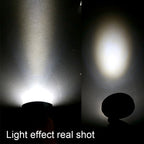 6.7W White Light Round-Shaped Waterproof Car Boat Marine Work Lights Spotlight LED Bulbs, DC 9-30V, 27W