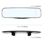 3R-331 Car Truck Interior Rear View Blind Spot Adjustable Wide Angle Curved Mirror, Size: 30*8.5*3.5cm, Size: 30*8.5*3.5cm