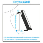 3R-331 Car Truck Interior Rear View Blind Spot Adjustable Wide Angle Curved Mirror, Size: 30*8.5*3.5cm, Size: 30*8.5*3.5cm