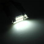 2 PCS 3W 200 LM 6000K 31MM 8 SMD-2835 LEDs Bicuspid Port Decoding Car Dome Lamp LED Reading Light, DC 12V, 31MM