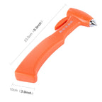 SHUNWEI SD-3501 Seat Belt Cutter Window Breaker Auto Rescue Tool Ideal Plastic Shell Car Safety Emergency Hammer with Adhesive Tape And Fixation Frame, SD-3501