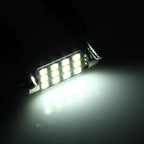 2 PCS 3.5W 250 LM 6000K 39MM 12 SMD-2835 LEDs Bicuspid Port Decoding Car Dome Lamp LED Reading Light, DC 12V, 39MM