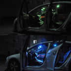 2 PCS 18W Auto Flash Strobe Fade Smooth Remote Controlled Colorful LED Roof Decorative Lamp with 36 SMD-5050 LED, DC 12V, 36 SMD-5050 LEDs