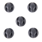 5 PCS Double Hole Cable Clips, Cable Management System and Cord Organizer Solution, 5 PCS Double Cable Clips(Black), 5 PCS Double Cable Clips(Grey), 5 PCS Double Cable Clips(Brown)
