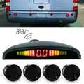 PZ316 Digital LED Crescent Shape Display Rear View Mirror Car Recorder for Truck with 4 Rear Radar, PZ316