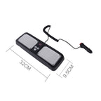 High qulaity DC 12V,9W LED Waterproof Car Sunshade Yellow Light Warning Lights Strobe Emergency Lights Flashing Light with 12 Kinds Flash Patterns, Yellow