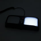 High qulaity DC 12V,9W LED Waterproof Car Sunshade Yellow Light + White Light Warning Lights Strobe Emergency Lights Flashing Light with 12 Kinds Flash Patterns, Yellow+White