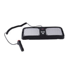 High qulaity DC 12V,9W LED Waterproof Car Sunshade White Light Warning Lights Strobe Emergency Lights Flashing Light with 12 Kinds Flash Patterns, White