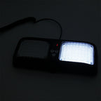 High qulaity DC 12V,9W LED Waterproof Car Sunshade White Light Warning Lights Strobe Emergency Lights Flashing Light with 12 Kinds Flash Patterns, White