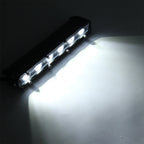 DC 10-30V 18W 2300LM 6500K Waterproof Vehicle Car Boat Marine External Work Lights Emergency Lights 60 Degrees Adjustable Flood Light LED Car Bulbs with 6 Intense CREE LED Lights, Flood Light+18W