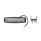 DC 10-30V 18W 1500LM 6500K Waterproof Vehicle Car Boat Marine External Work Lights Emergency Lights 30 Degrees Adjustable Spot Light LED Car Bulbs with 6 Intense Wafer LED Lights, Spot Light+18W 1500LM+6500K