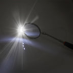 Retractable Vehicle Car Chassis Inspection Mirror with 3 PCS 5mm LED Lights, Mirror Diameter: 82mm, Max Expanding Length: 760mm, Diameter: 82mm, Max Expanding Length: 760mm