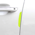 4 PCS Universal Car Door Anti-collision Strip Protection Guards Trims Stickers, 4 PCS