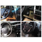Smart Car Switch Car Engine Start Stop Switch Car Push Start Switch, with RFID Alarm System, Blue Light, Car Switch