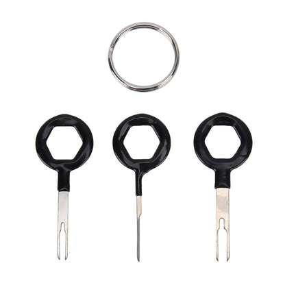 3 PCS Auto Car Rubberized Plug Circuit Board Wire Harness Terminal Extraction Pick Connector Crimp Pin Back Needle Remove Tool, 3 PCS (Rubberized)