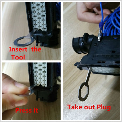 3 PCS Auto Car Rubberized Plug Circuit Board Wire Harness Terminal Extraction Pick Connector Crimp Pin Back Needle Remove Tool, 3 PCS (Rubberized)