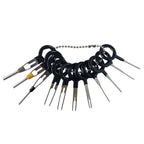 11 PCS Auto Car Plug Circuit Board Wire Harness Terminal Extraction Pick Connector Crimp Pin Back Needle Remove Tool, 11 PCS
