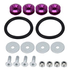 4 PCS Car Modified Screw Gaskets Bodywork Stainless Steel Gasket Bolts, Diameter: 24mm