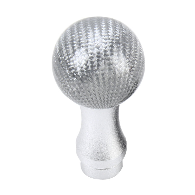 Universal Car Gear Shift Knob Modified Car Gear Shift Knob Auto Transmission Shift Lever Knob Carbon Lead Gear Knobs  with Three Rubber Covers, Carbon Lead Gear Knobs