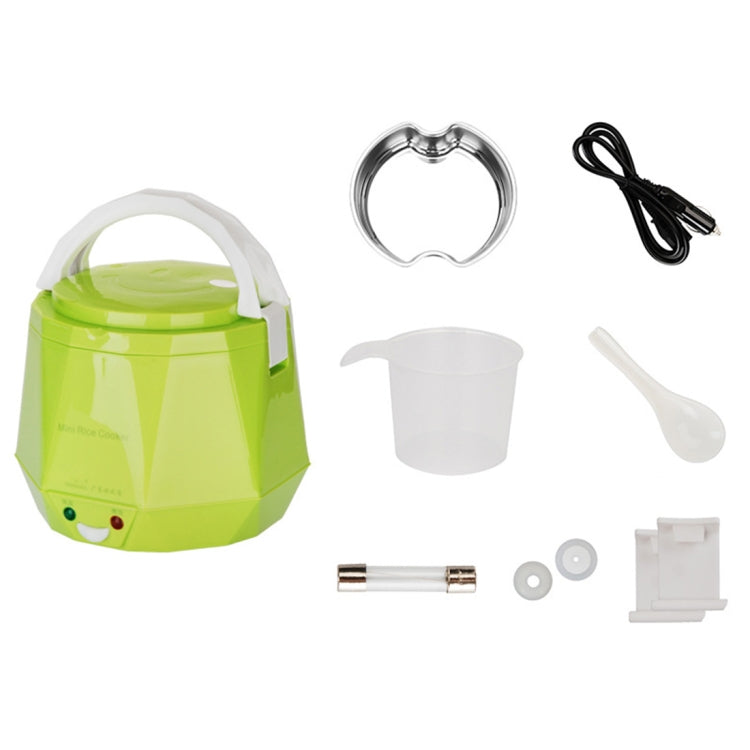 OUSHIBA Truck C6 Mini Multi-function Rice Cooker 24V 1.6L Volume for Rice Soup Noodles Vegetable Dessert, Random Color Delivery, C6
