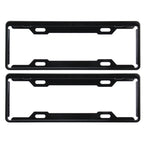 2 PCS Carbon Lead License Plate Frame Simple and Beautiful Car License Plate Frame Holder Universal License Plate Holder, Carbon Lead License Plate Frame