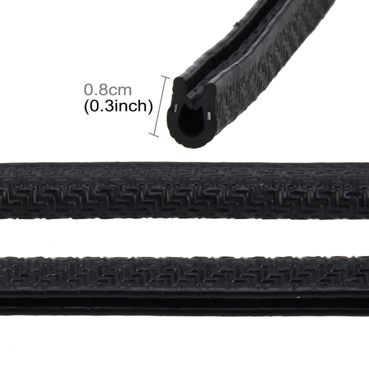 5m Rubber Car Side Door Edge Protection Wire Guards Cover Trims Stickers, 5m Rubber Car Side Door Edge