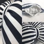 Classical Stripe Bowknot Style Breathable Car Waist Pillow Back Cushion, Size: 35*45cm, Size: 35*45cm