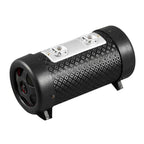 4 inch Round Shape Stereo Motorcycle / Car / Household Subwoofer, Built-in Bluetooth, Support TF Card & U Disk Reader, with Remote Control