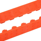 10 PCS Car Tire Emergency Single Grid Anti-skid Chains Tyre Anti-slip Chains, Single Grid