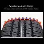 Car Tire Emergency Double Grid Anti-skid Chains Tyre Anti-slip Chains, Double Grid