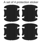 4 PCS Car-Styling Car Door Handle Scratches Resistant Sticker, Car Door Handle Sticker, 4 PCS