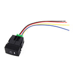 Car Fog Light 5 Pin On-Off Button Switch with Cable for Honda Fit, with Cable
