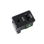 2 in 1 Car AUX & USB Adapter Switch Socket for Volkswagen Scirocco / New MAGOTAN / Touran / POLO, For Scirocco / New MAGOTAN