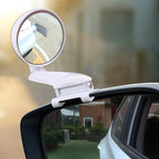 3R-094 Auxiliary Rear View Mirror Car Adjustable Blind Spot Mirror Wide Angle Auxiliary Rear View Side Mirror for Left Mirror, 3R-094 (White), 3R-094(Black)