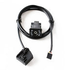 AUX Adapter Switch Plug + Wiring Hardness for Volkswagen Audi MFD2 RNS2 / Ford, Cable Length: 1.5m, For  Volkswagen / Audi / Ford