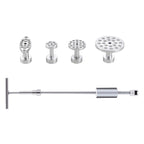 7 in 1 Auto Repair Body Tool Kit PDR Dent Paintless Repair Tools Dent Puller T Bar Slide Hammer Reverse Hammer for Dent, 7 in 1