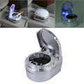 SHUNWEI SD-1201 Mini Portable Car Ashtray Blue LED Light for Dashboard Cigar Cigarette, SD-1201