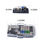 Car Audio Stereo Distribution Block Ground Mini ANL Fuse Block 4 Way Fuse Block 30A 60A 80Amp with LED, 4 Way Fuse Block