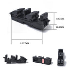 Car Glass Lifter ABS Main Switch for Volkswagen Lifter Switch 1J4959857D, A0989