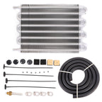 Car 8 Rows Modified Automobile Gearbox Cooler Cooling Engine Oil or Fuel Oil, Automobile Gearbox Cooler